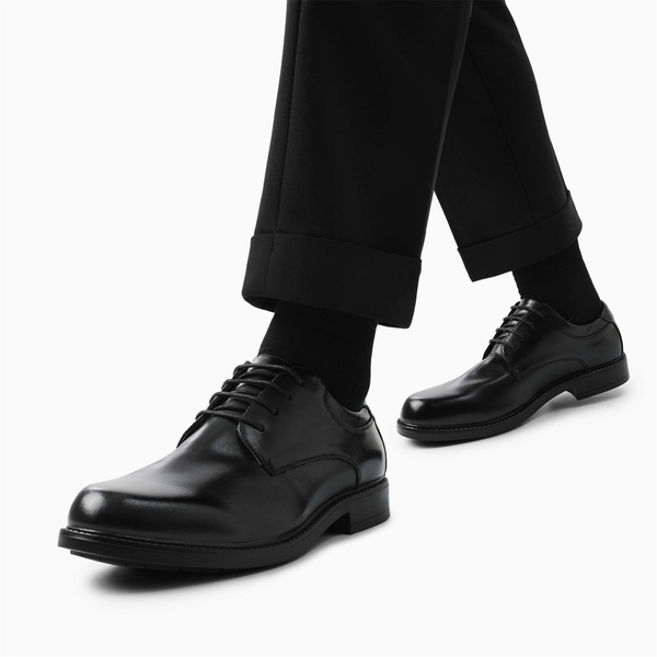 Men's Formal Synthetic Leather Dress Shoes - BLACK - 6